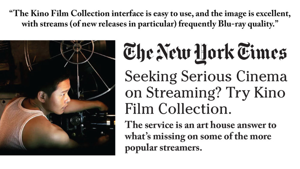 The New York Times Recommends Kino Film Collection